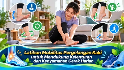 Latihan Mobilitas Pergelangan Kaki untuk Mendukung Kelenturan dan Kenyamanan Gerak Harian