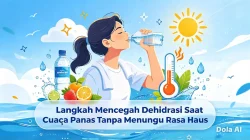 Langkah Mencegah Dehidrasi Saat Cuaca Panas Tanpa Menunggu Rasa Haus