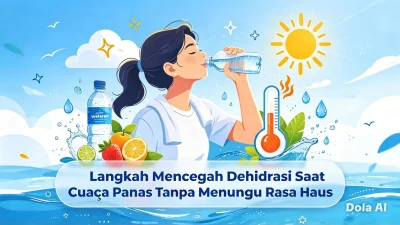 Langkah Mencegah Dehidrasi Saat Cuaca Panas Tanpa Menunggu Rasa Haus
