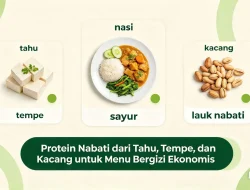Protein Nabati dari Tahu, Tempe, dan Kacang untuk Menu Bergizi Ekonomis