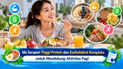 Ide Sarapan Tinggi Protein dan Karbohidrat Kompleks untuk Mendukung Aktivitas Pagi
