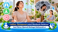 Latihan Pernapasan untuk Membantu Relaksasi Saat Pikiran Dipenuhi Berbagai Kekhawatiran