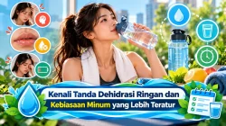 Kenali Tanda Dehidrasi Ringan dan Kebiasaan Minum yang Lebih Teratur