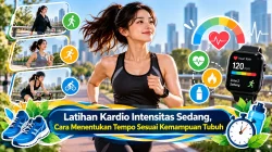Latihan Kardio Intensitas Sedang, Cara Menentukan Tempo Sesuai Kemampuan Tubuh