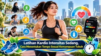 Latihan Kardio Intensitas Sedang, Cara Menentukan Tempo Sesuai Kemampuan Tubuh