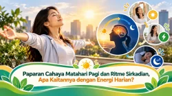Paparan Cahaya Matahari Pagi dan Ritme Sirkadian, Apa Kaitannya dengan Energi Harian?