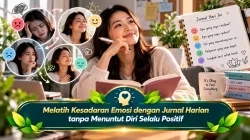 Melatih Kesadaran Emosi dengan Jurnal Harian tanpa Menuntut Diri Selalu Positif