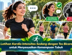 Latihan Kardio Intensitas Sedang dengan Tes Bicara untuk Menyesuaikan Kemampuan Tubuh