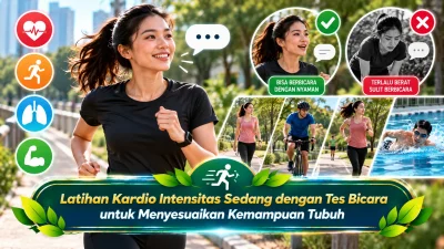 Latihan Kardio Intensitas Sedang dengan Tes Bicara untuk Menyesuaikan Kemampuan Tubuh