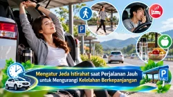 Mengatur Jeda Istirahat saat Perjalanan Jauh untuk Mengurangi Kelelahan Berkepanjangan