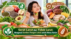 Serat Larut dan Tidak Larut, Mengenal Sumber Pangan Lokal untuk Menu Harian