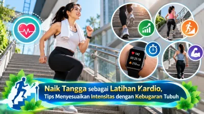 Naik Tangga sebagai Latihan Kardio, Tips Menyesuaikan Intensitas dengan Kebugaran Tubuh