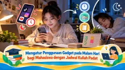 Mengatur Penggunaan Gadget pada Malam Hari bagi Mahasiswa dengan Jadwal Kuliah Padat