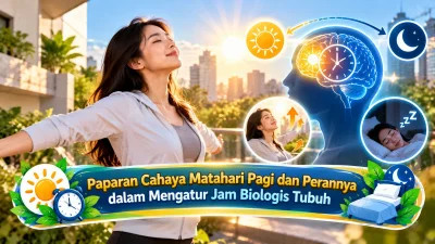 Paparan Cahaya Matahari Pagi dan Perannya dalam Mengatur Jam Biologis Tubuh