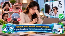 Keluhan Mata Setelah Menatap Layar, Kapan Sebaiknya Memeriksakan Penglihatan