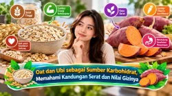 Oat dan Ubi sebagai Sumber Karbohidrat, Memahami Kandungan Serat dan Nilai Gizinya
