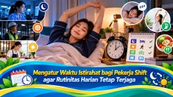 Mengatur Waktu Istirahat bagi Pekerja Shift agar Rutinitas Harian Tetap Terjaga