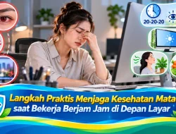 Langkah Praktis Menjaga Kesehatan Mata saat Bekerja Berjam Jam di Depan Layar