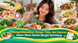 Mengombinasikan Tempe, Telur, dan Sayuran dalam Menu Harian Bergizi Seimbang
