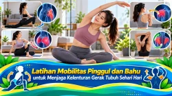 Latihan Mobilitas Pinggul dan Bahu untuk Menjaga Kelenturan Gerak Tubuh Sehari Hari