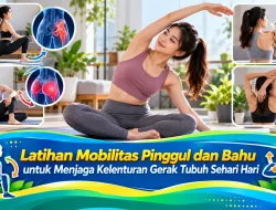 Latihan Mobilitas Pinggul dan Bahu untuk Menjaga Kelenturan Gerak Tubuh Sehari Hari