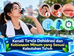 Kenali Tanda Dehidrasi dan Kebiasaan Minum yang Sesuai Kebutuhan Tubuh