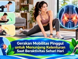 Gerakan Mobilitas Pinggul untuk Menunjang Kelenturan Saat Beraktivitas Sehari Hari
