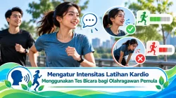 Mengatur Intensitas Latihan Kardio Menggunakan Tes Bicara bagi Olahragawan Pemula