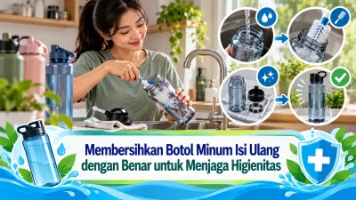 Membersihkan Botol Minum Isi Ulang dengan Benar untuk Menjaga Higienitas
